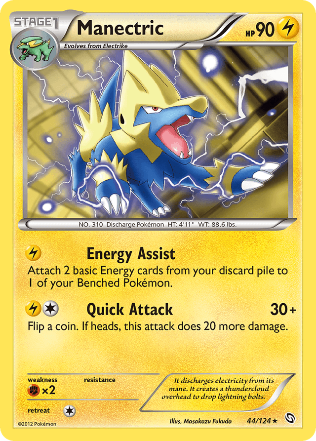 Carta Manectric 44/124 do set Dragons Exalted — Pokémon TCG | Bynx