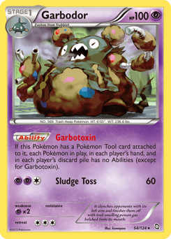 Garbodor 54/124 — Dragões Enaltecidos