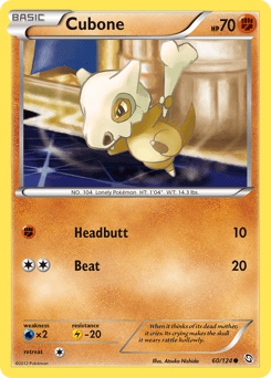 Cubone 60/124 — Dragões Enaltecidos