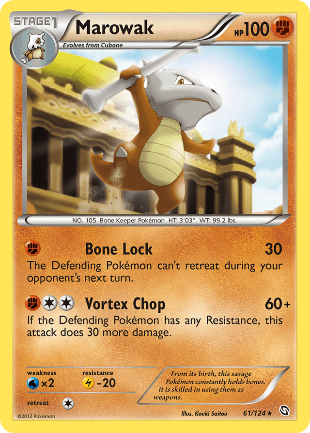Carta Marowak 61/124 do set Dragons Exalted — Pokémon TCG | Bynx