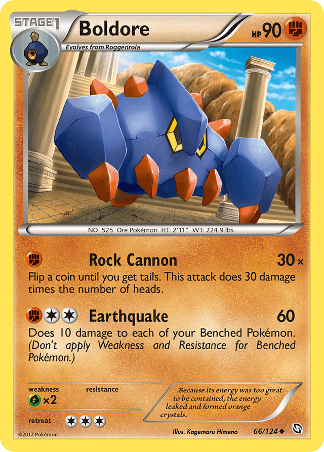 Carta Boldore 66/124 do set Dragons Exalted — Pokémon TCG | Bynx