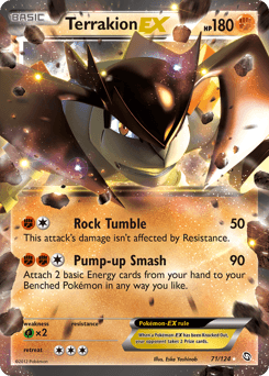 Terrakion-EX 71 — Dragons Exalted