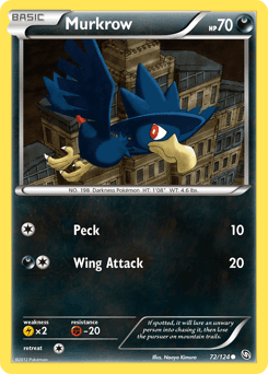 Murkrow 72/124 — Dragões Enaltecidos