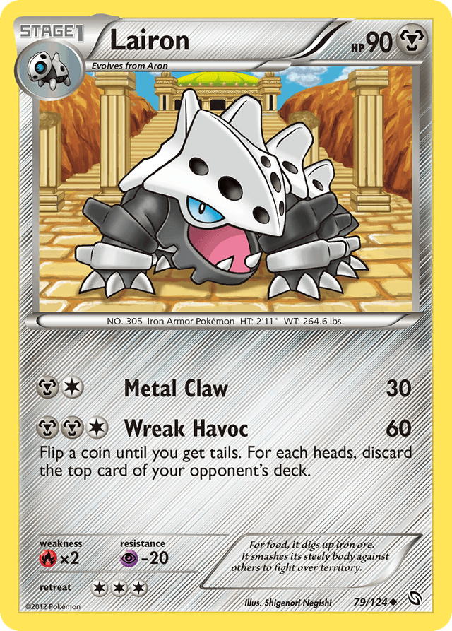Carta Lairon 79/124 do set Dragons Exalted — Pokémon TCG | Bynx