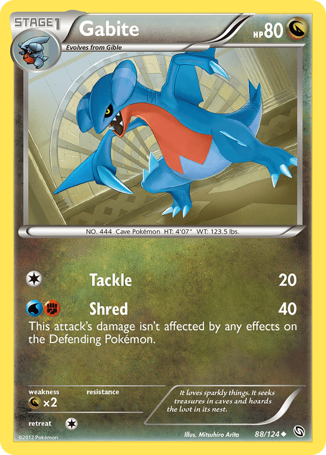 Carta Gabite 88/124 do set Dragons Exalted — Pokémon TCG | Bynx