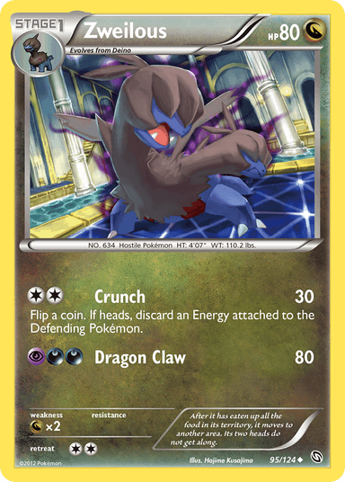Carta Zweilous 95/124 do set Dragons Exalted — Pokémon TCG | Bynx