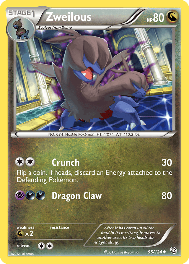 Carta Zweilous 95/124 do set Dragons Exalted — Pokémon TCG | Bynx