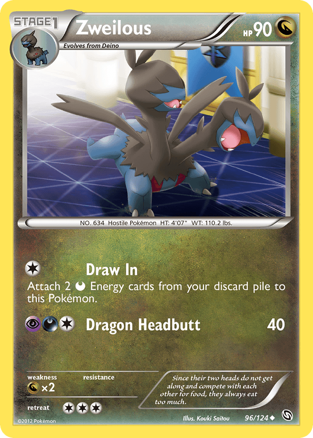 Carta Zweilous 96/124 do set Dragons Exalted — Pokémon TCG | Bynx