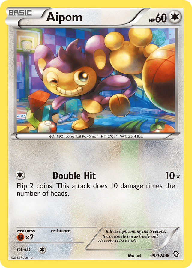 Carta Aipom 99/124 do set Dragons Exalted — Pokémon TCG | Bynx