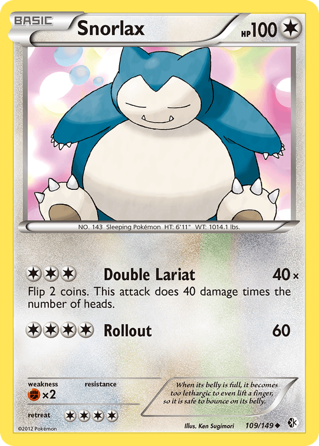 Carta Snorlax 109/149 do set Boundaries Crossed — Pokémon TCG | Bynx