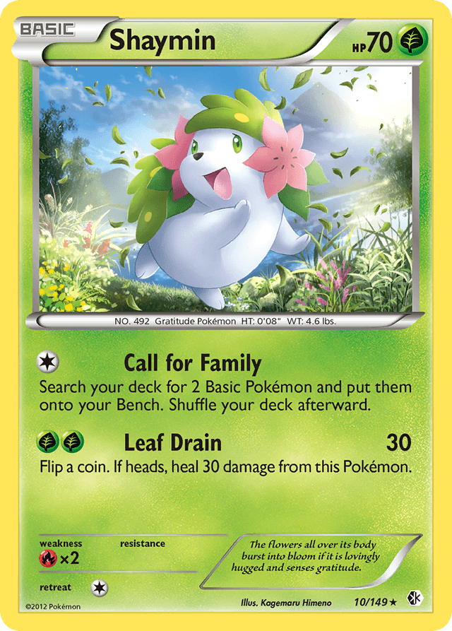Carta Shaymin 10/149 do set Boundaries Crossed — Pokémon TCG | Bynx