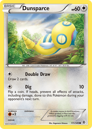 Carta Dunsparce 111/149 do set Boundaries Crossed — Pokémon TCG | Bynx