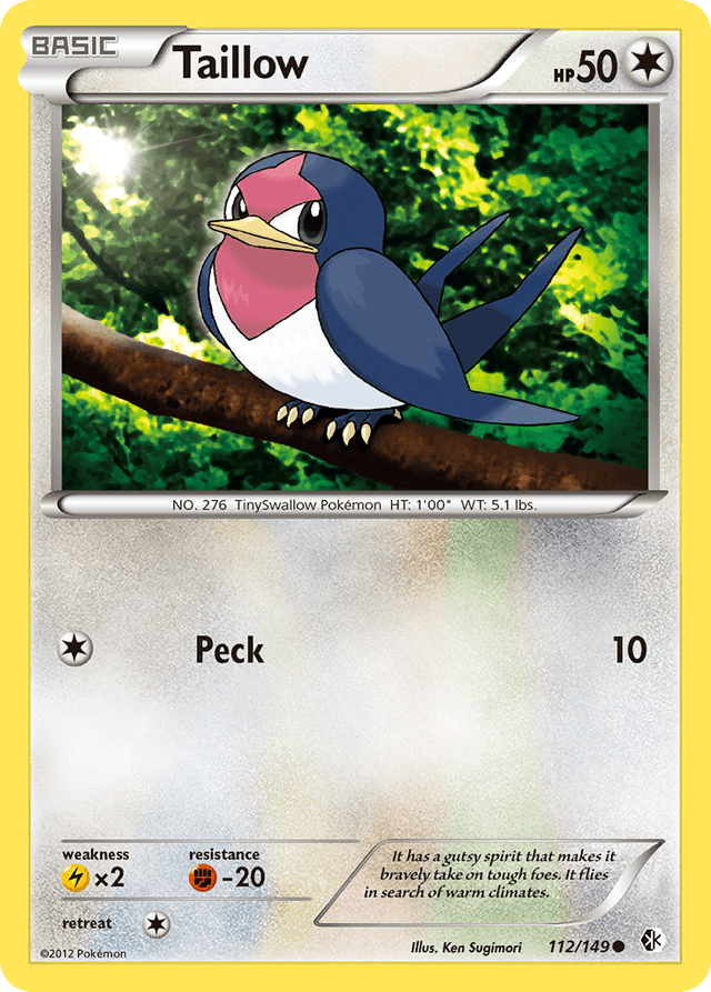 Carta Taillow 112/149 do set Boundaries Crossed — Pokémon TCG | Bynx