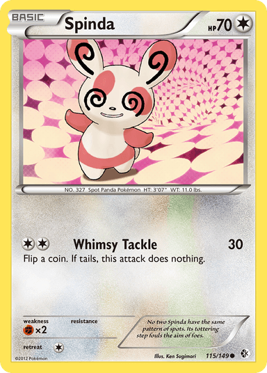 Carta Spinda 115/149 do set Boundaries Crossed — Pokémon TCG | Bynx