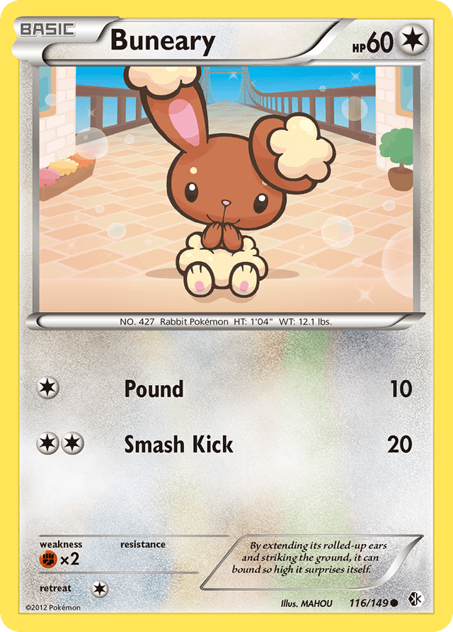 Carta Buneary 116/149 do set Boundaries Crossed — Pokémon TCG | Bynx