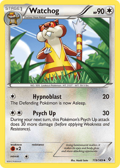 Carta Watchog 119/149 do set Boundaries Crossed — Pokémon TCG | Bynx