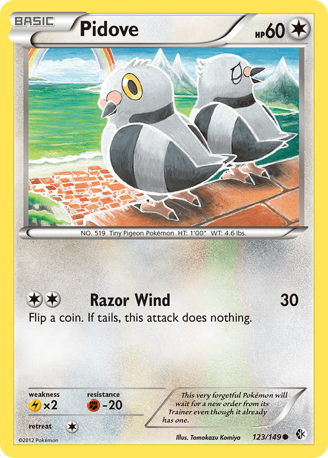 Carta Pidove 123/149 do set Boundaries Crossed — Pokémon TCG | Bynx