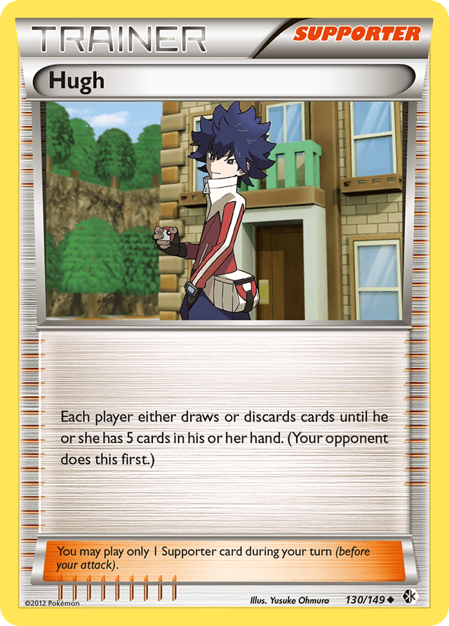 Carta Hugh 130/149 do set Boundaries Crossed — Pokémon TCG | Bynx