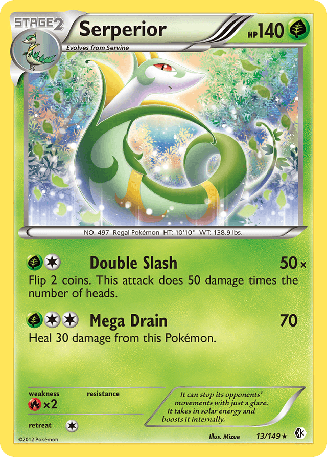 Carta Serperior 13/149 do set Boundaries Crossed — Pokémon TCG | Bynx