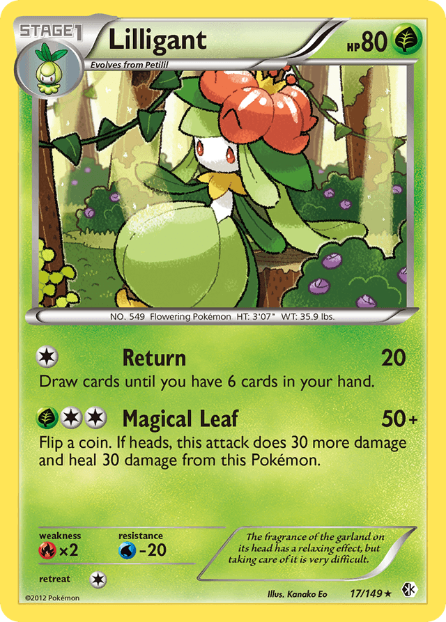 Carta Lilligant 17/149 do set Boundaries Crossed — Pokémon TCG | Bynx