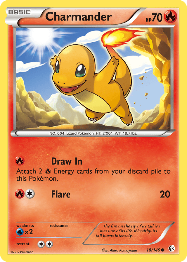 Carta Charmander 18/149 do set Boundaries Crossed — Pokémon TCG | Bynx