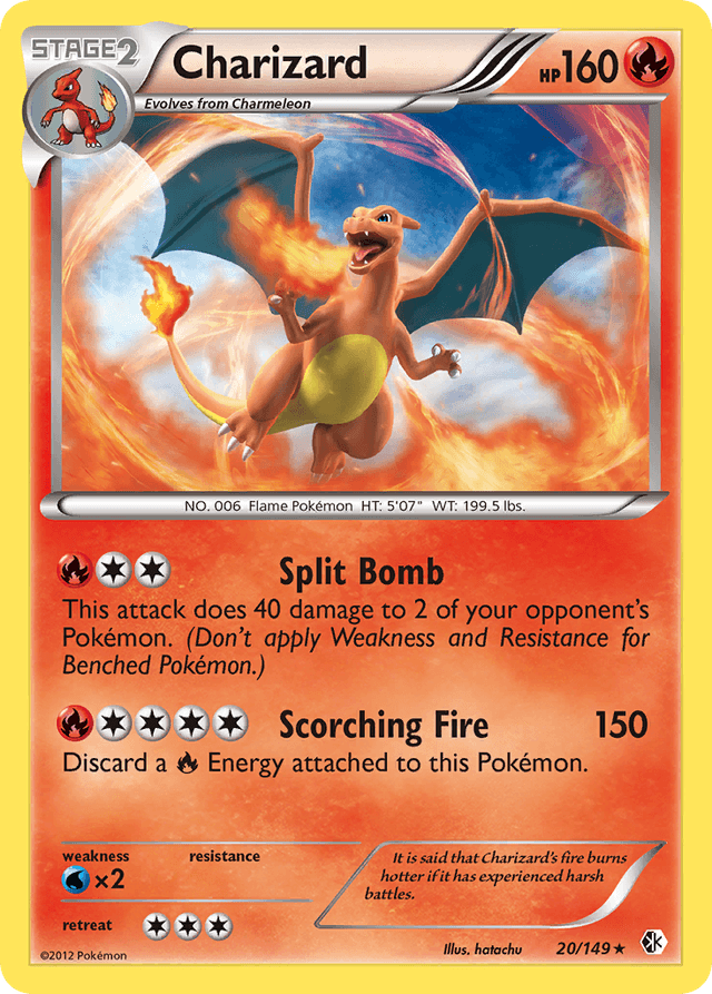 Carta Charizard 20/149 do set Boundaries Crossed — Pokémon TCG | Bynx