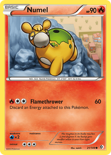 Carta Numel 21/149 do set Boundaries Crossed — Pokémon TCG | Bynx