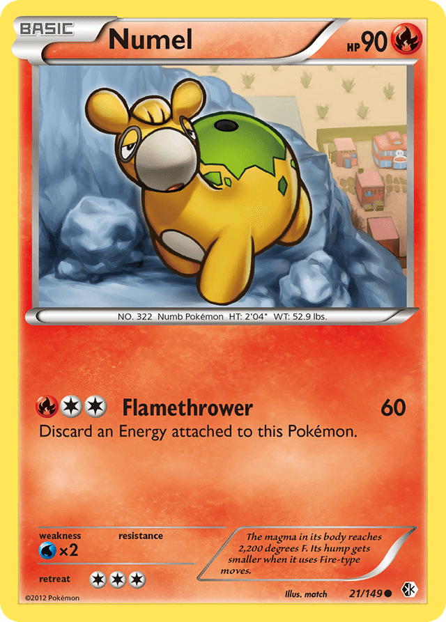 Carta Numel 21/149 do set Boundaries Crossed — Pokémon TCG | Bynx