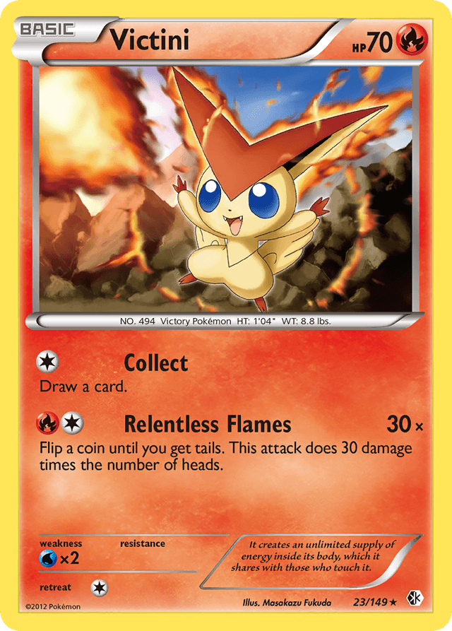 Carta Victini 23/149 do set Boundaries Crossed — Pokémon TCG | Bynx