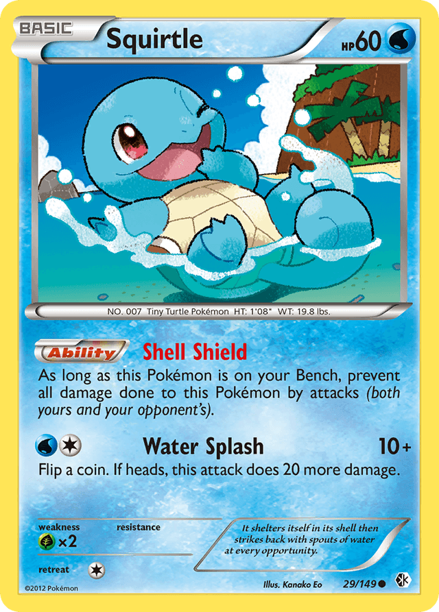 Carta Squirtle 29/149 do set Boundaries Crossed — Pokémon TCG | Bynx