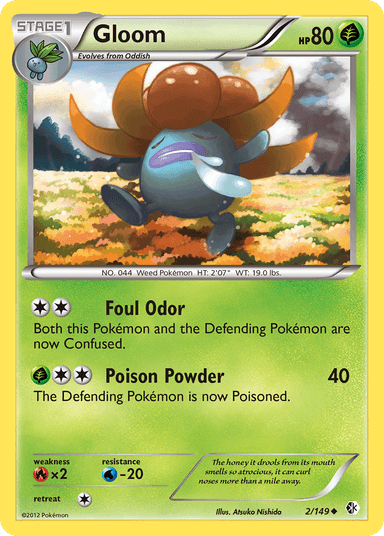 Carta Gloom 2/149 do set Boundaries Crossed — Pokémon TCG | Bynx