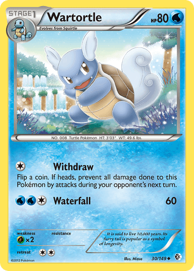 Carta Wartortle 30/149 do set Boundaries Crossed — Pokémon TCG | Bynx