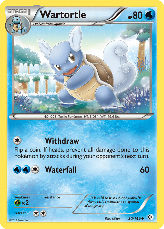 Carta Wartortle 30/149 do set Boundaries Crossed — Pokémon TCG | Bynx