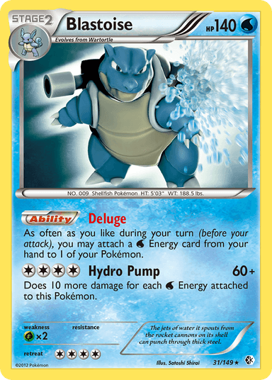 Carta Blastoise 31/149 do set Boundaries Crossed — Pokémon TCG | Bynx