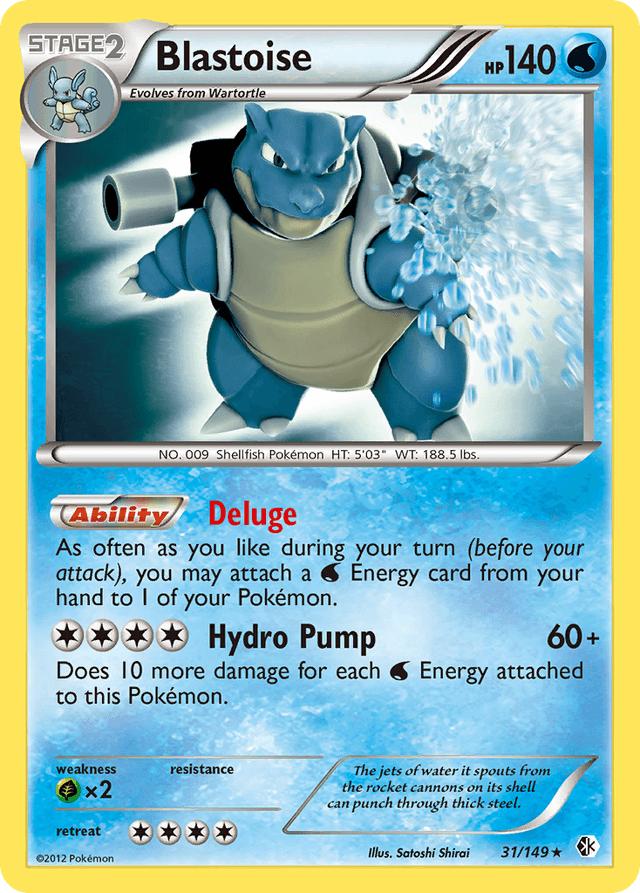 Carta Blastoise 31/149 do set Boundaries Crossed — Pokémon TCG | Bynx