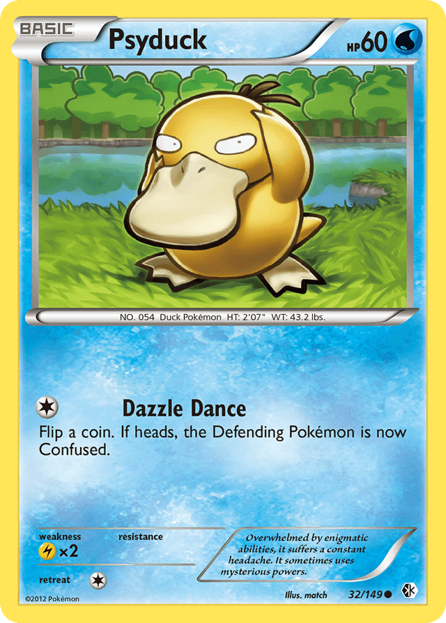Carta Psyduck 32/149 do set Boundaries Crossed — Pokémon TCG | Bynx