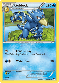 Golduck 34/149 — Fronteiras Cruzadas