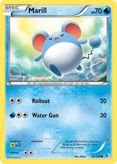 Carta Marill 36/149 do set Boundaries Crossed — Pokémon TCG | Bynx