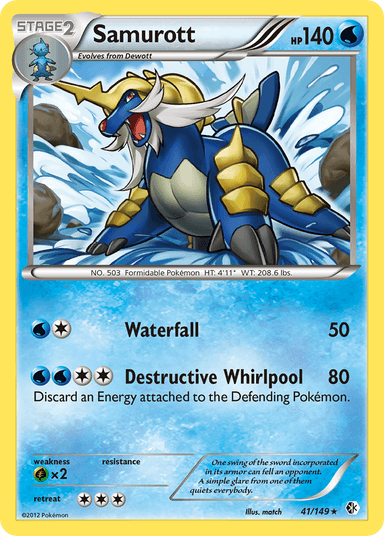 Carta Samurott 41/149 do set Boundaries Crossed — Pokémon TCG | Bynx