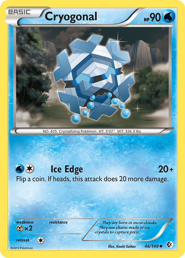 Carta Cryogonal 46/149 do set Boundaries Crossed — Pokémon TCG | Bynx