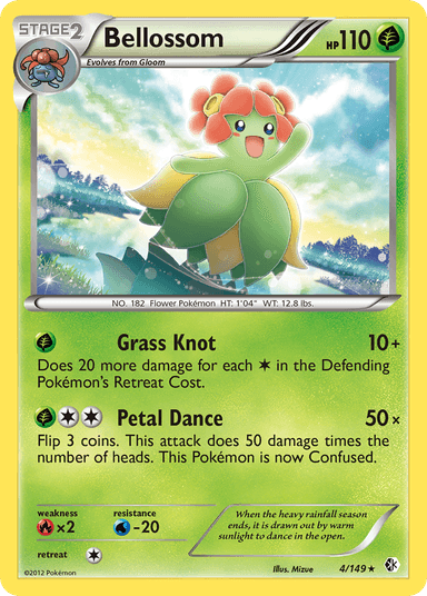 Carta Bellossom 4/149 do set Boundaries Crossed — Pokémon TCG | Bynx