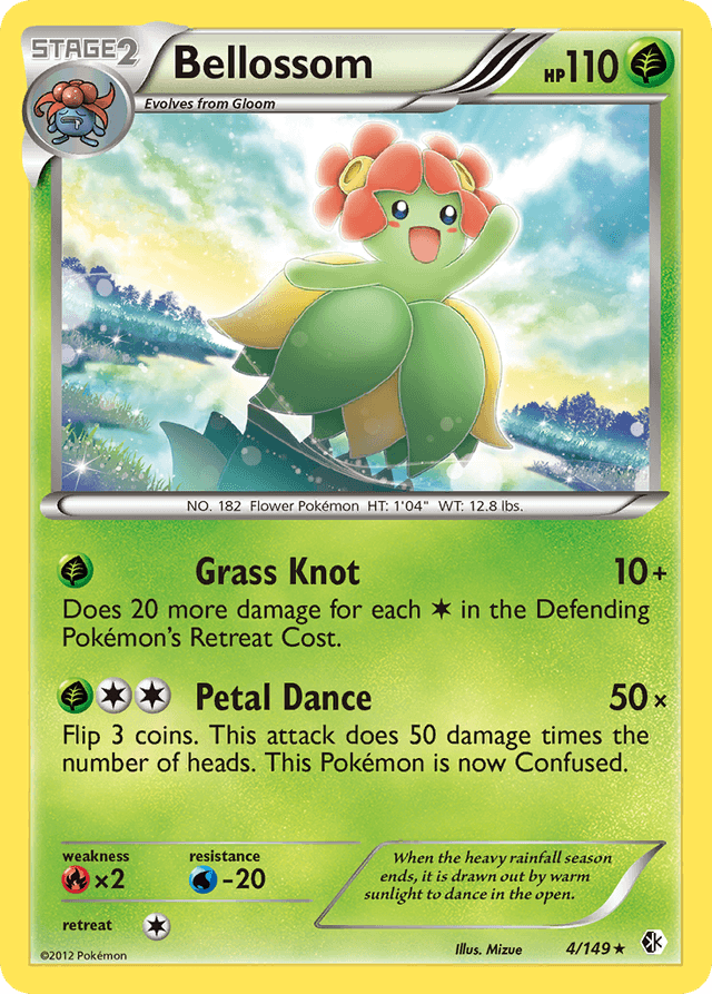 Carta Bellossom 4/149 do set Boundaries Crossed — Pokémon TCG | Bynx
