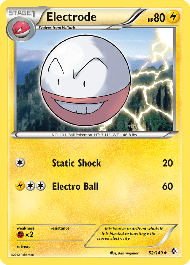 Carta Electrode 52/149 do set Boundaries Crossed — Pokémon TCG | Bynx