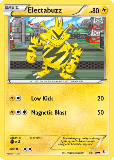 Carta Electabuzz 53/149 do set Boundaries Crossed — Pokémon TCG | Bynx