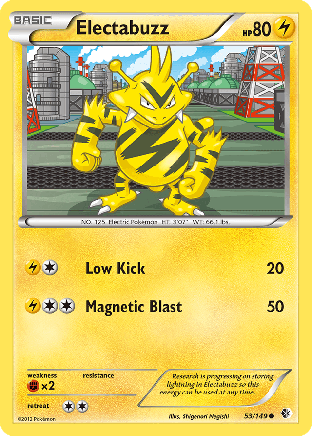 Carta Electabuzz 53/149 do set Boundaries Crossed — Pokémon TCG | Bynx