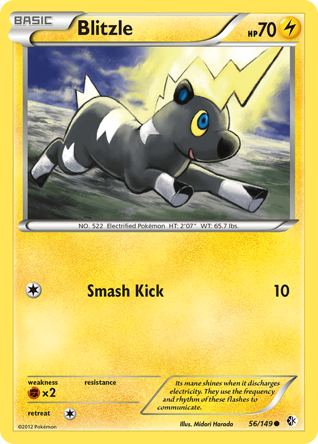 Carta Blitzle 56/149 do set Boundaries Crossed — Pokémon TCG | Bynx
