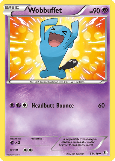 Carta Wobbuffet 58/149 do set Boundaries Crossed — Pokémon TCG | Bynx