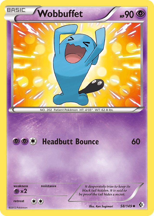 Carta Wobbuffet 58/149 do set Boundaries Crossed — Pokémon TCG | Bynx