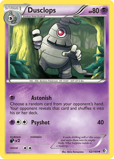 Carta Dusclops 62/149 do set Boundaries Crossed — Pokémon TCG | Bynx