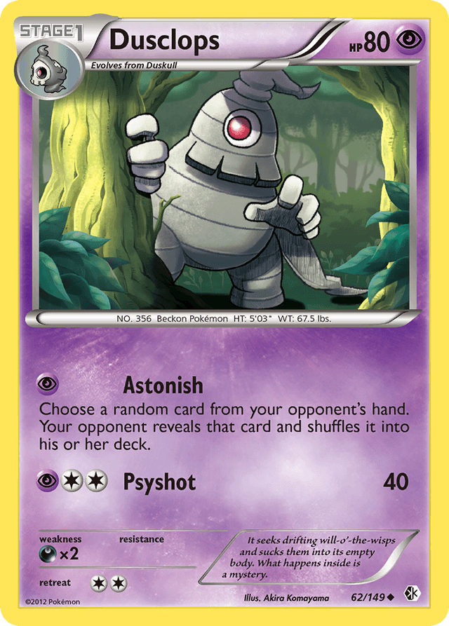 Carta Dusclops 62/149 do set Boundaries Crossed — Pokémon TCG | Bynx